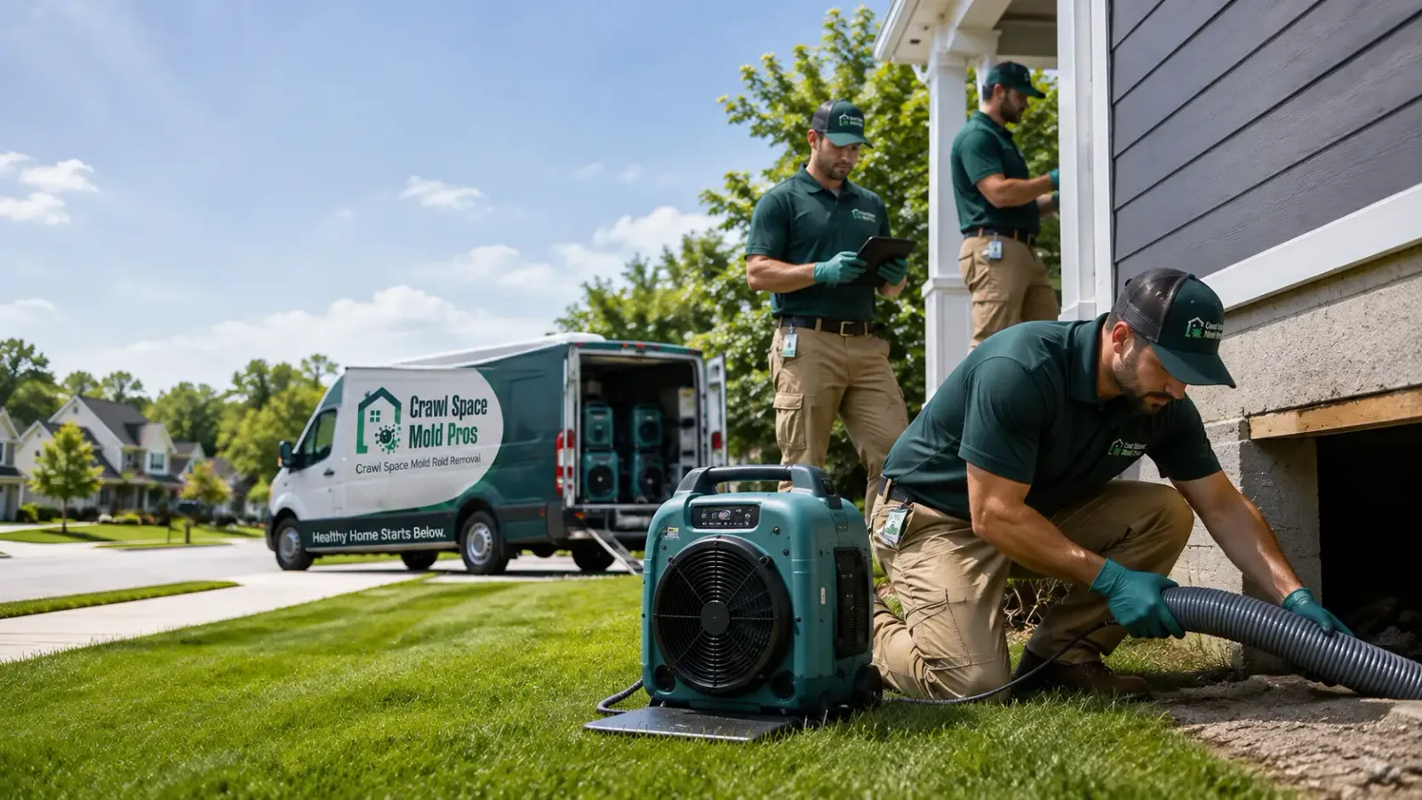 Crawl Space Mold Removal in Trenary, MI